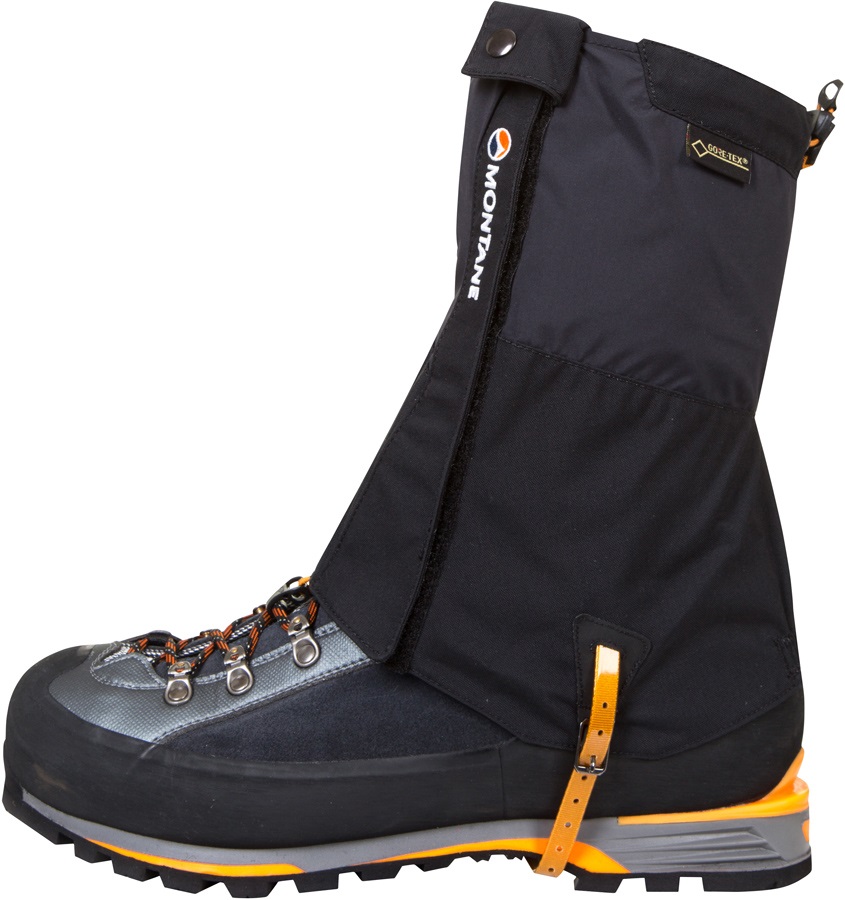 hiking boots with gaiters